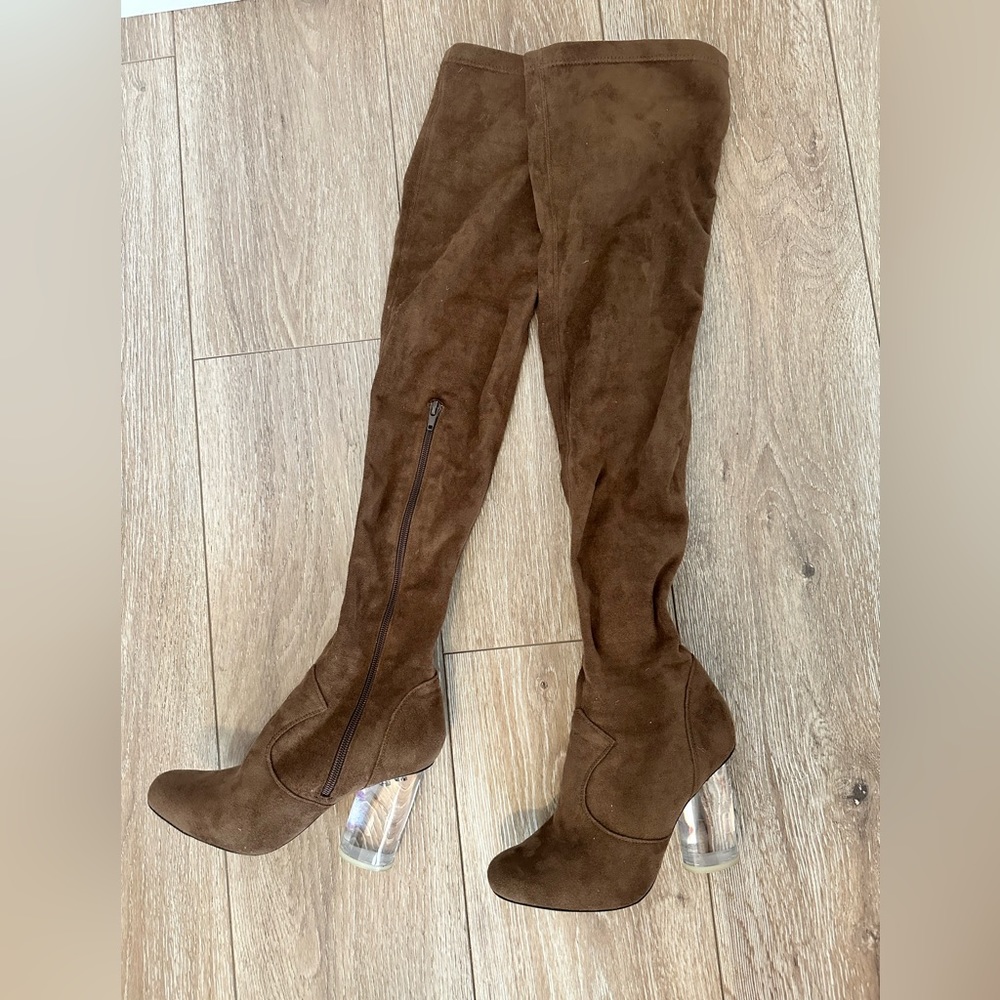 Jeffrey Campbell, size 6, over the knee boots